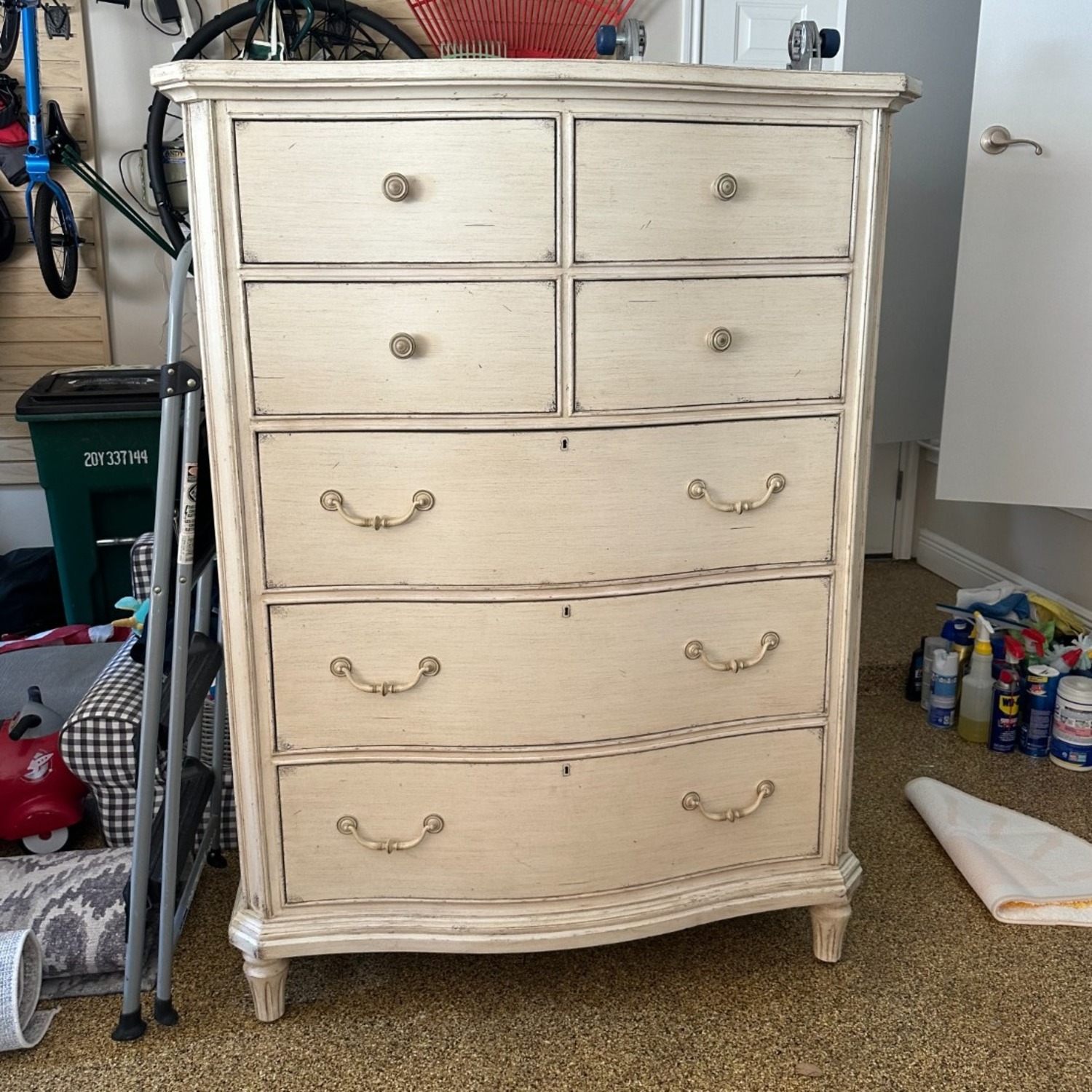 Stanley Furniture White Wood Dresser - image-3