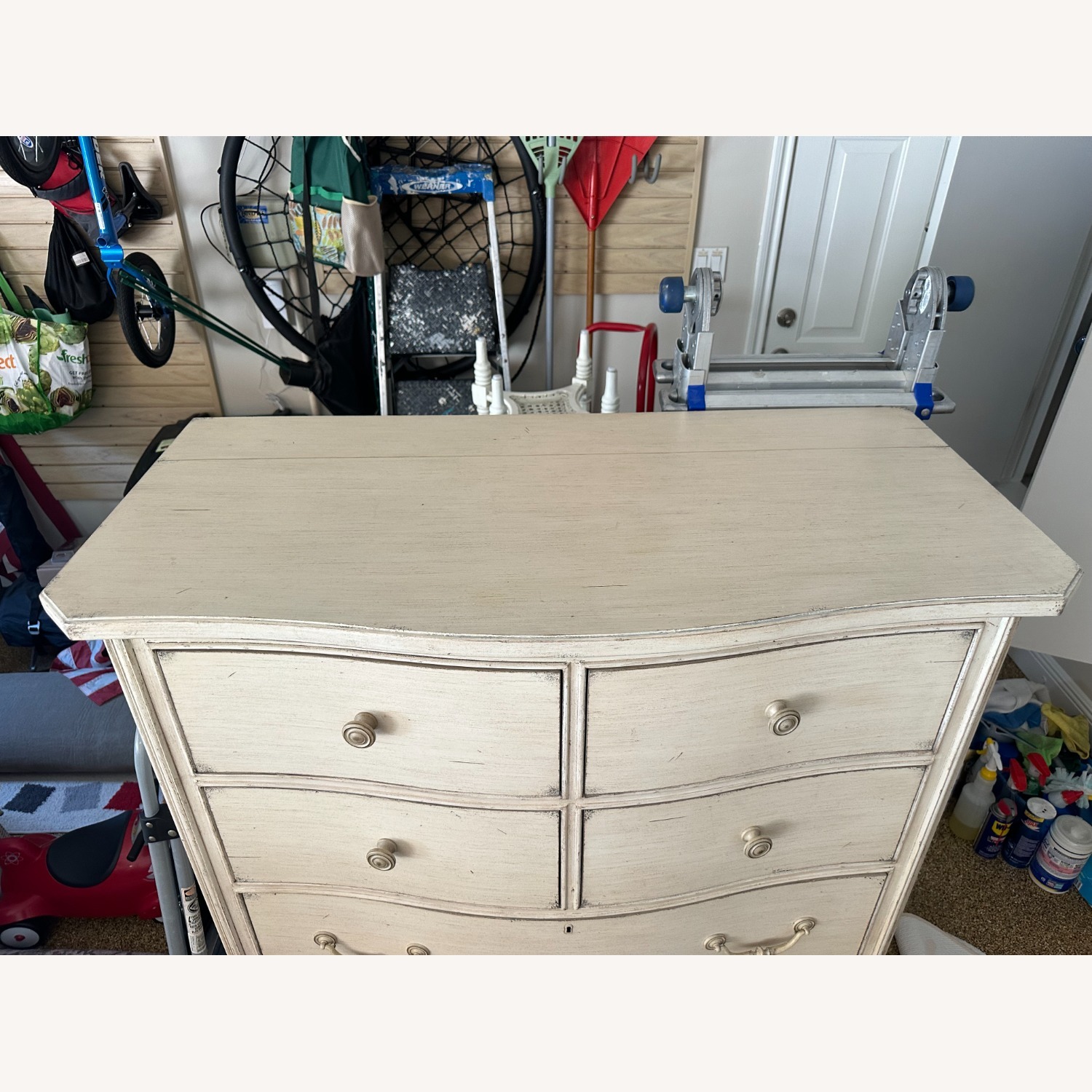 Stanley Furniture White Wood Dresser - image-2
