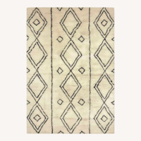 Pottery Barn Delaney Fabric Area Rug 9' x 12'
