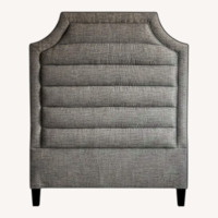 Kravet Dark Gray Headboard