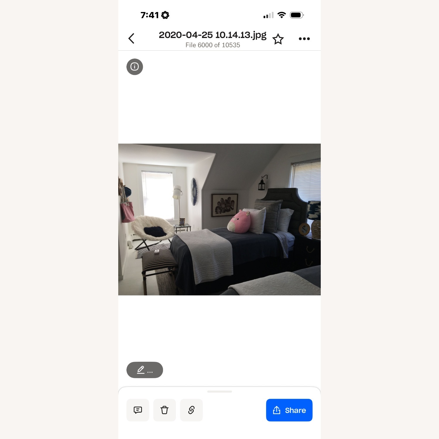 Kravet Dark Gray Headboard - image-3