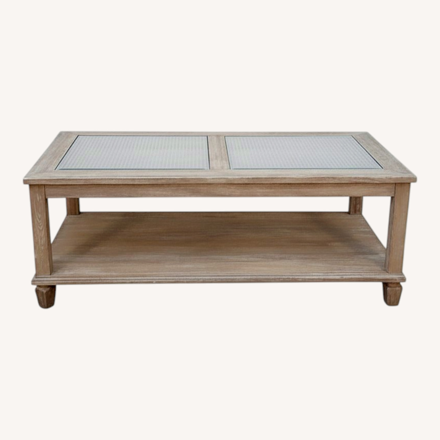 Pottery Barn Sausalito Light Brown Wood Coffee Table - image-0