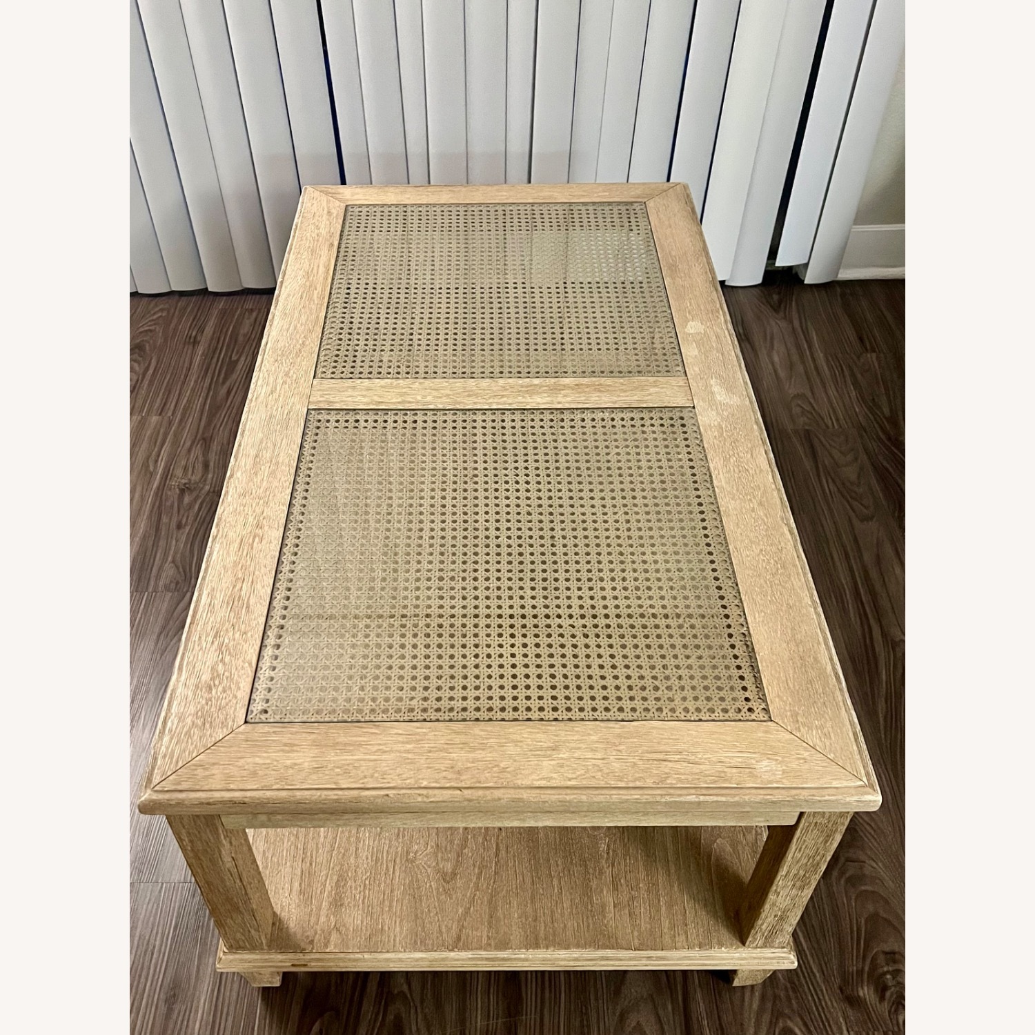 Pottery Barn Sausalito Light Brown Wood Coffee Table - image-2