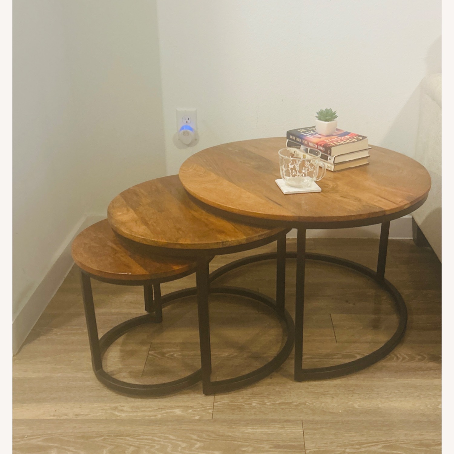 Dark Brown Coffee Table - image-3