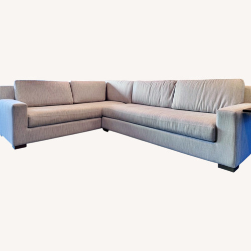 Used Restoration Hardware Modena Light Gray 2 Piece Sectional for sale on AptDeco