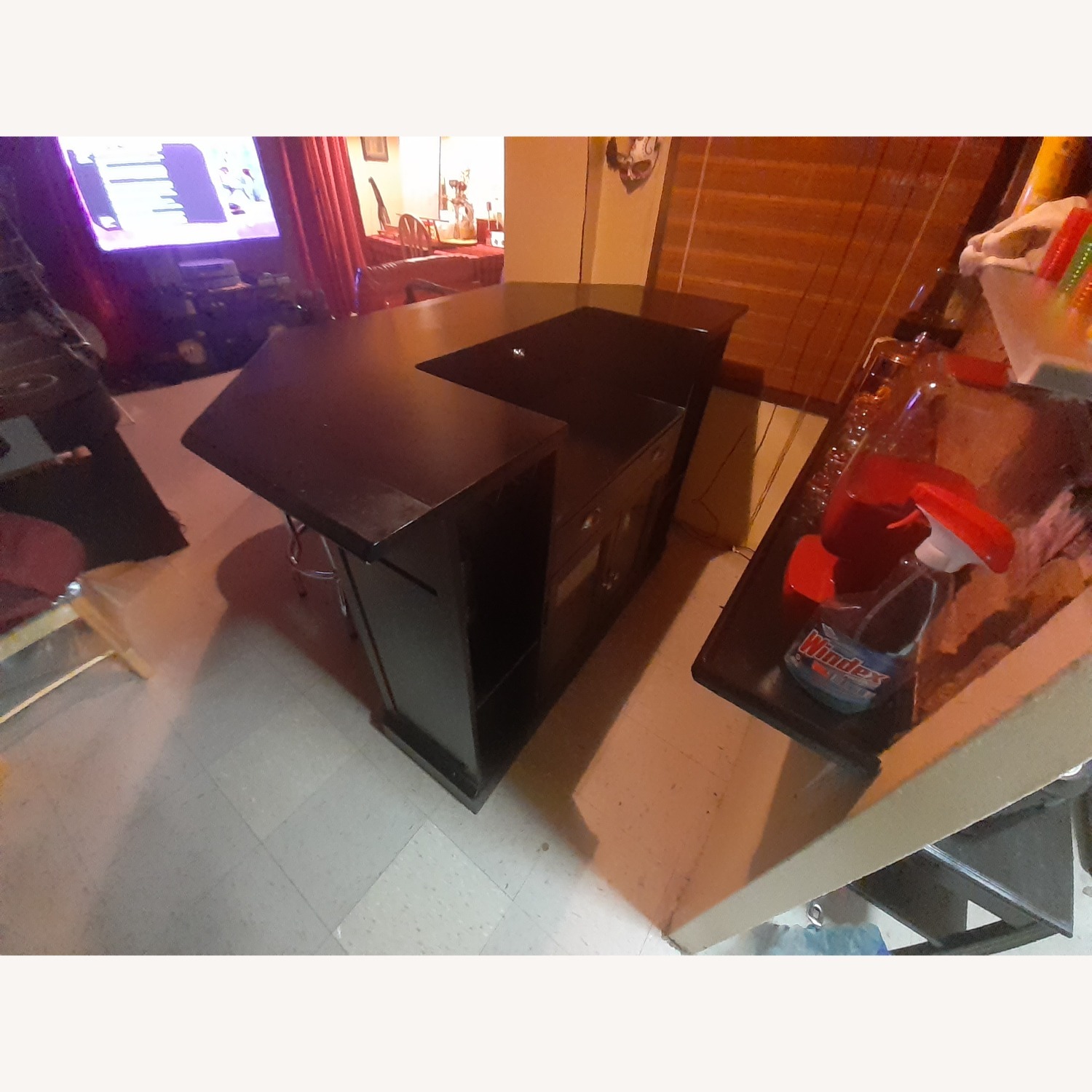 Vintage Dining Table Jack Daniels Stools - image-2