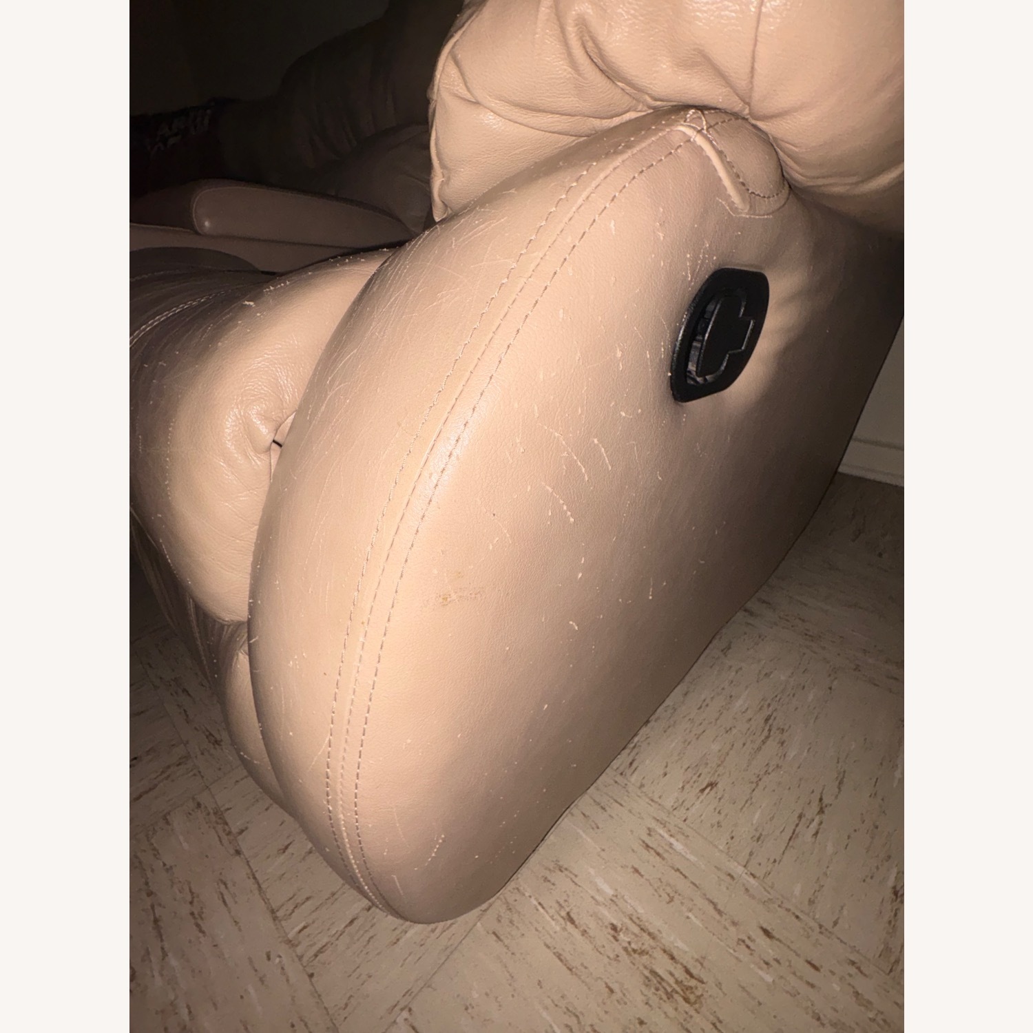 Natural Leather 3+ Piece Sectional - image-4