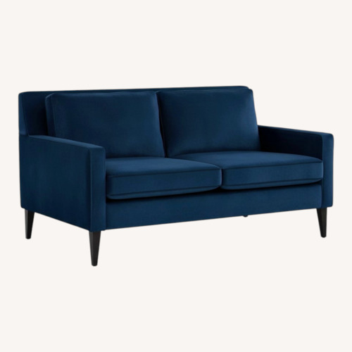 Used Natuzzi Capriccio Blue Sleeper Sofa for sale on AptDeco
