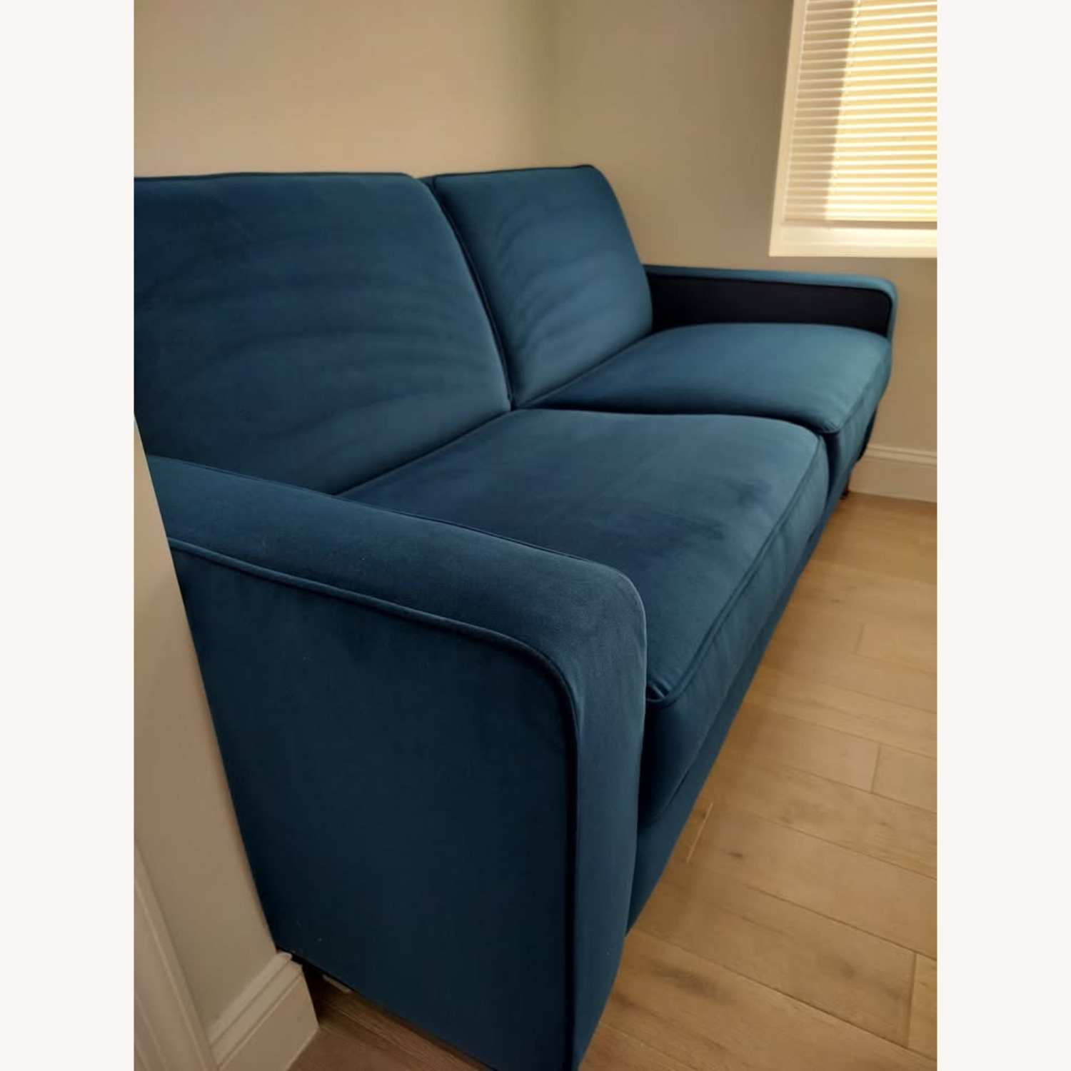 Natuzzi Capriccio Blue Sleeper Sofa - image-2