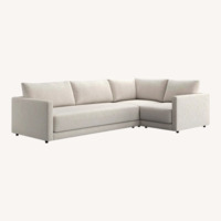 Crate & Barrel Deep 3-Piece Sectional