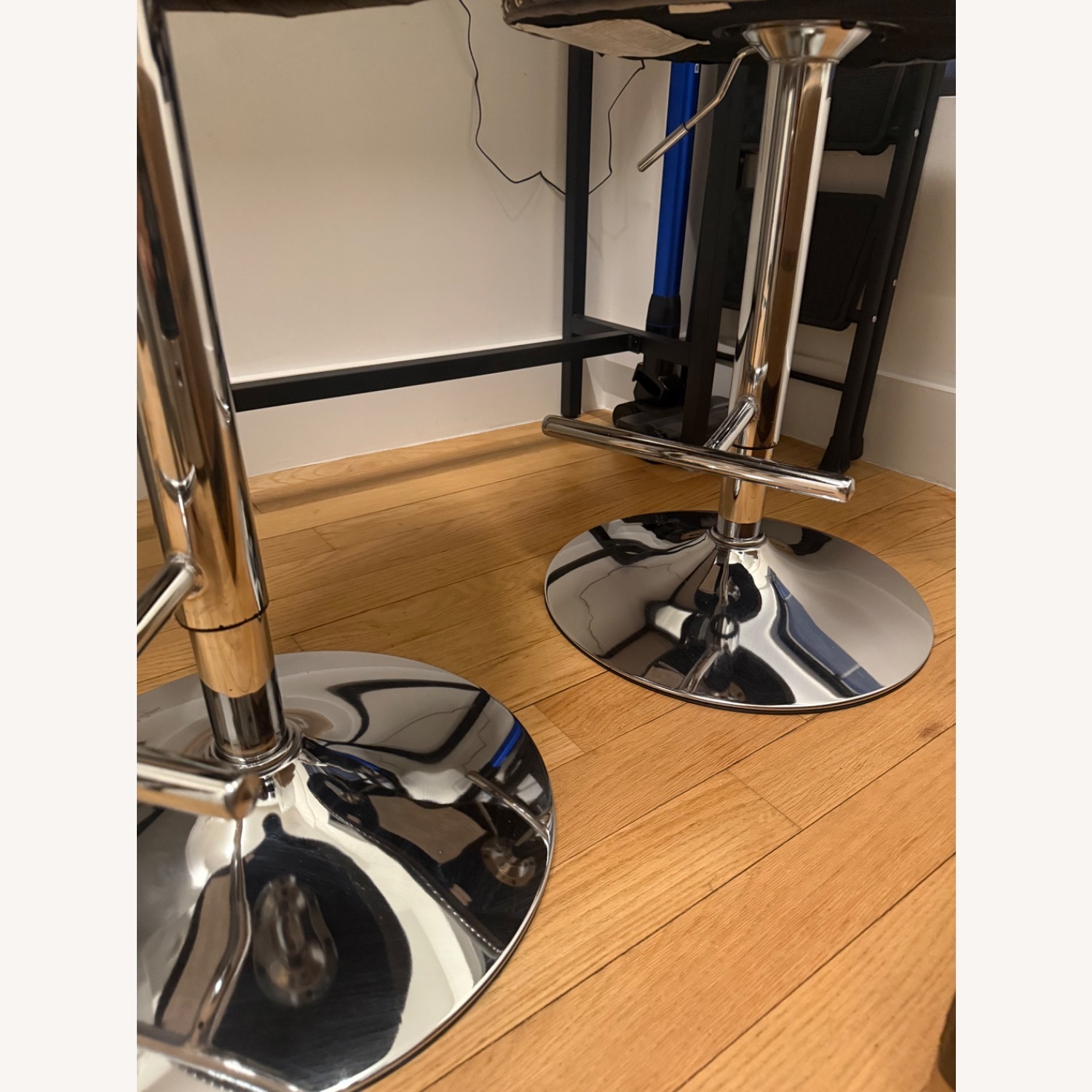 Macy's Pop-Maison Light Gray Velvet Stools - image-4