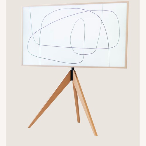 Used Etsy Light Brown Wood Media Storage for sale on AptDeco