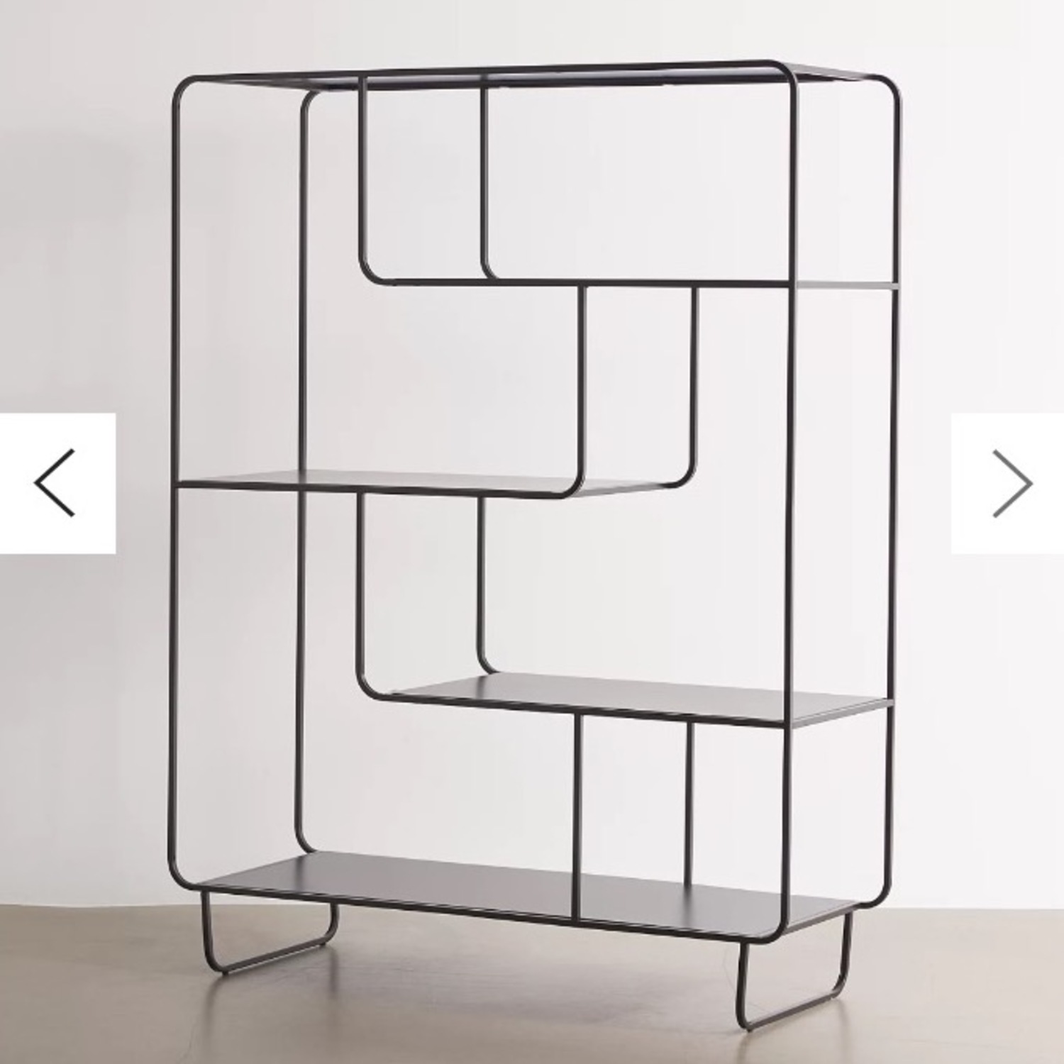 Urban Outfitters Alana Black Metal Bookcase - image-2