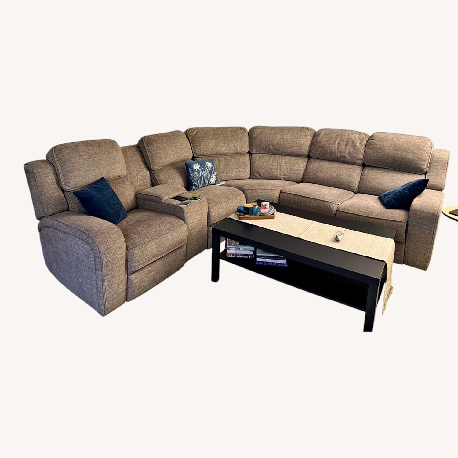 Ashley Furniture Light Brown 3+ Seater Sofa - image-5