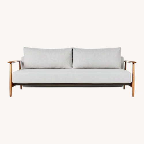 Used CB2 Light Gray Fabric Sleeper Sofa for sale on AptDeco
