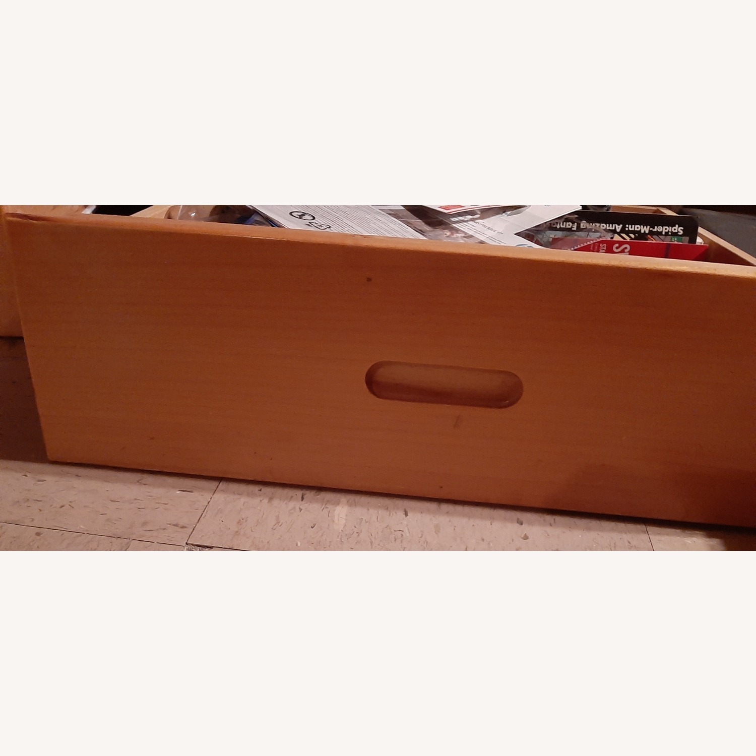 Wooden Queen Bed Frame w Drawers - image-9