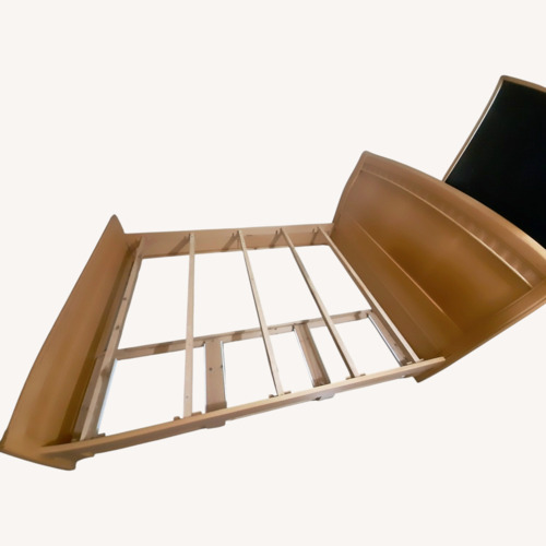 Used Wooden Queen Bed Frame w Drawers for sale on AptDeco