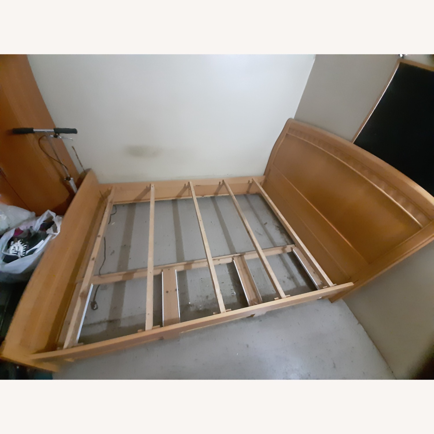 Wooden Queen Bed Frame w Drawers - image-3