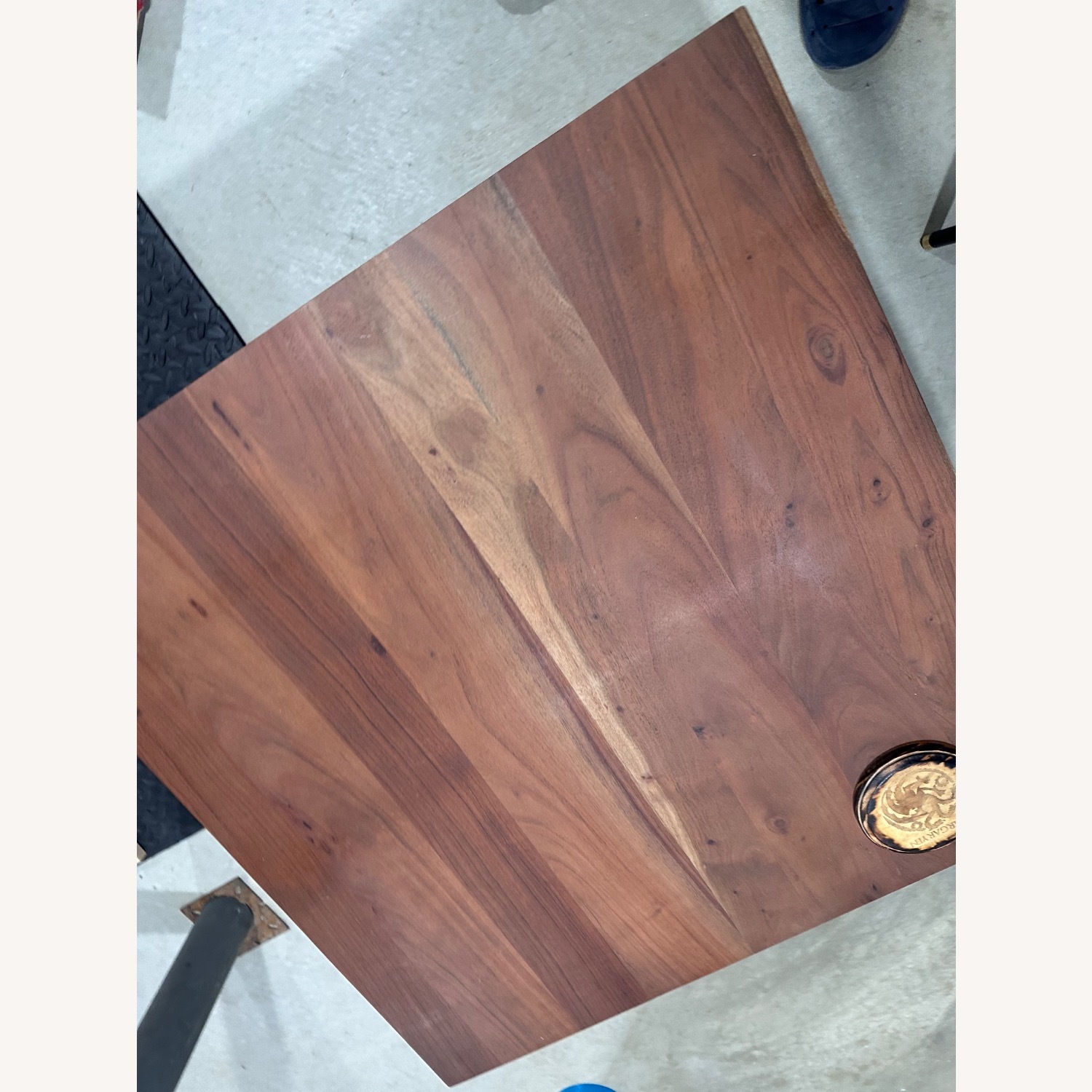 CB2 Spin Rotating Coffee Table with Two Drawers - image-5