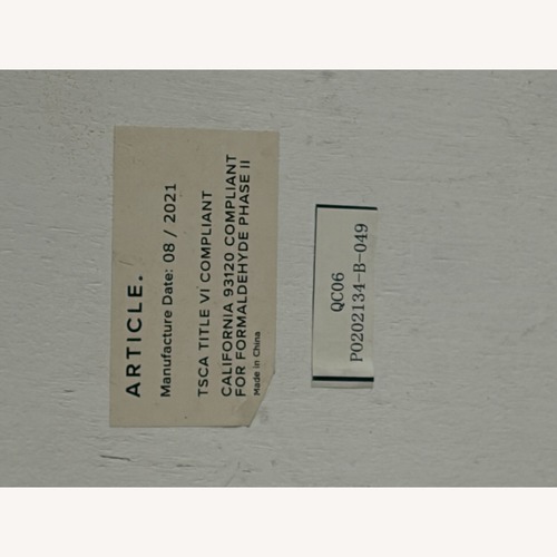 Used Article Mara White Marble Dining Table for sale on AptDeco