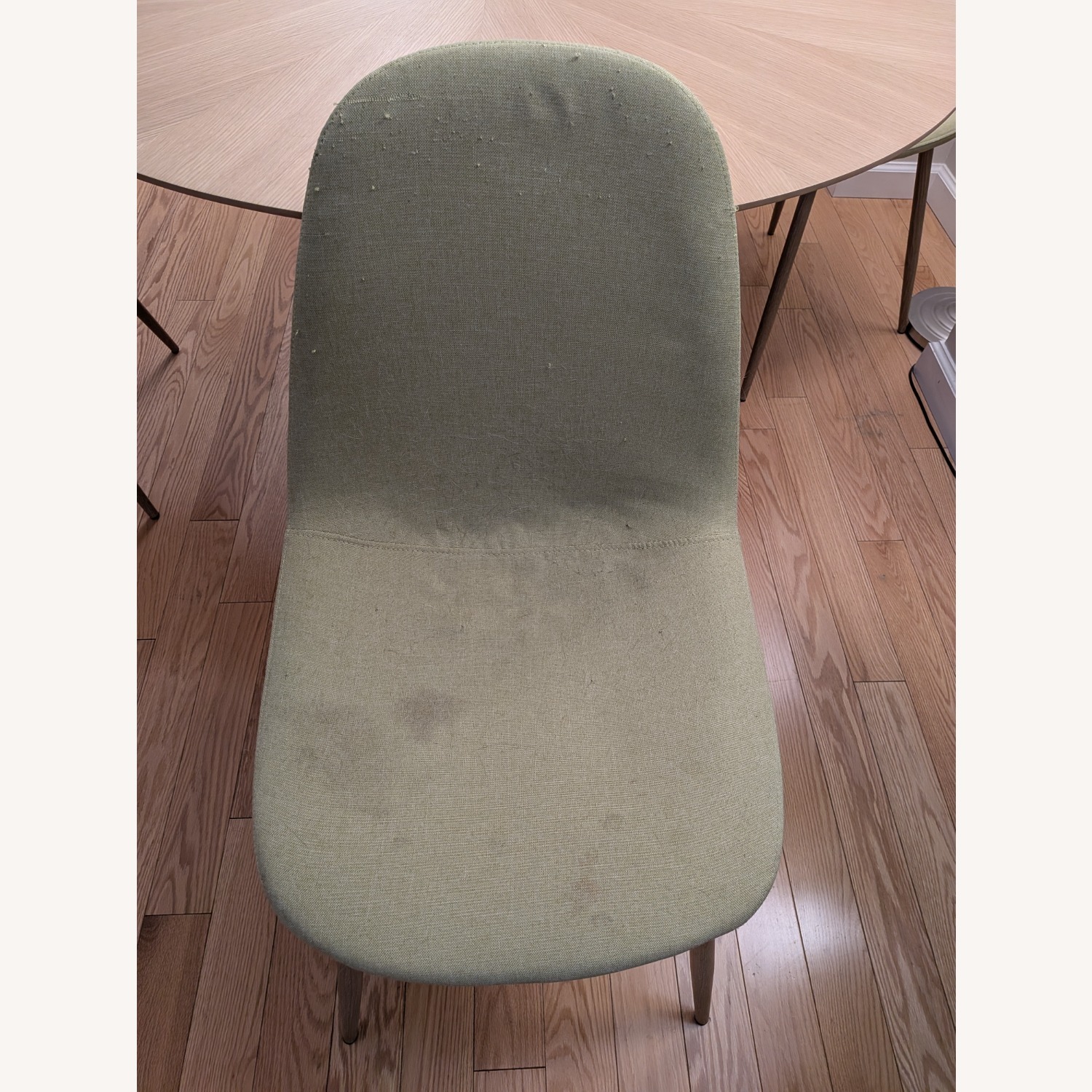 Natural Wood Dining Sets (Round Table + 4 Chairs) - image-5