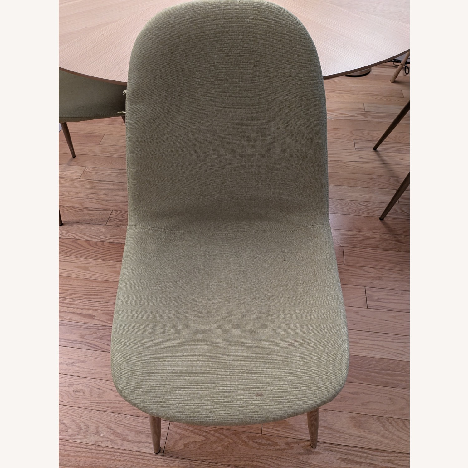 Natural Wood Dining Sets (Round Table + 4 Chairs) - image-4