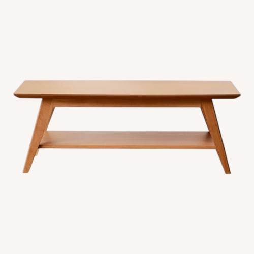Used Urban Outfitters Natural Wood Coffee Table for sale on AptDeco