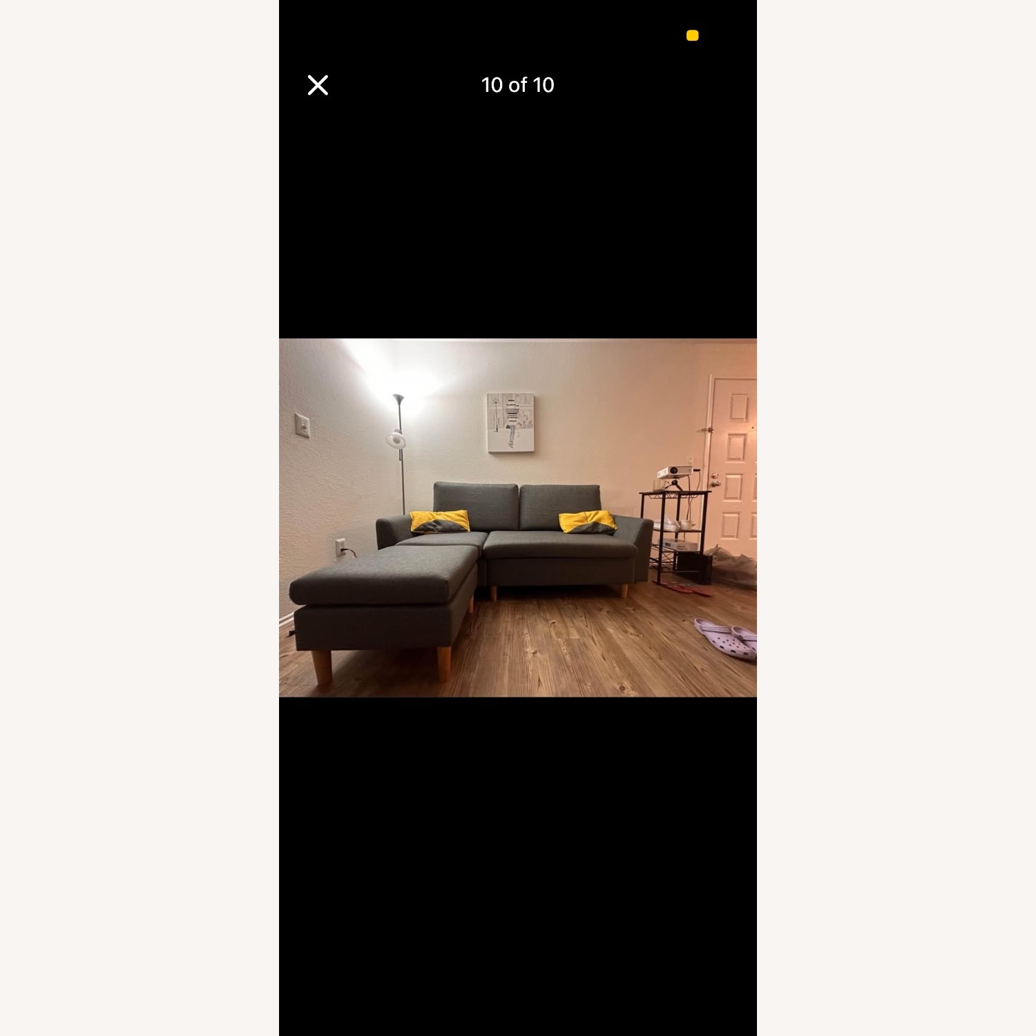 Amazon Light Gray 3+ Seater Sofa - image-4