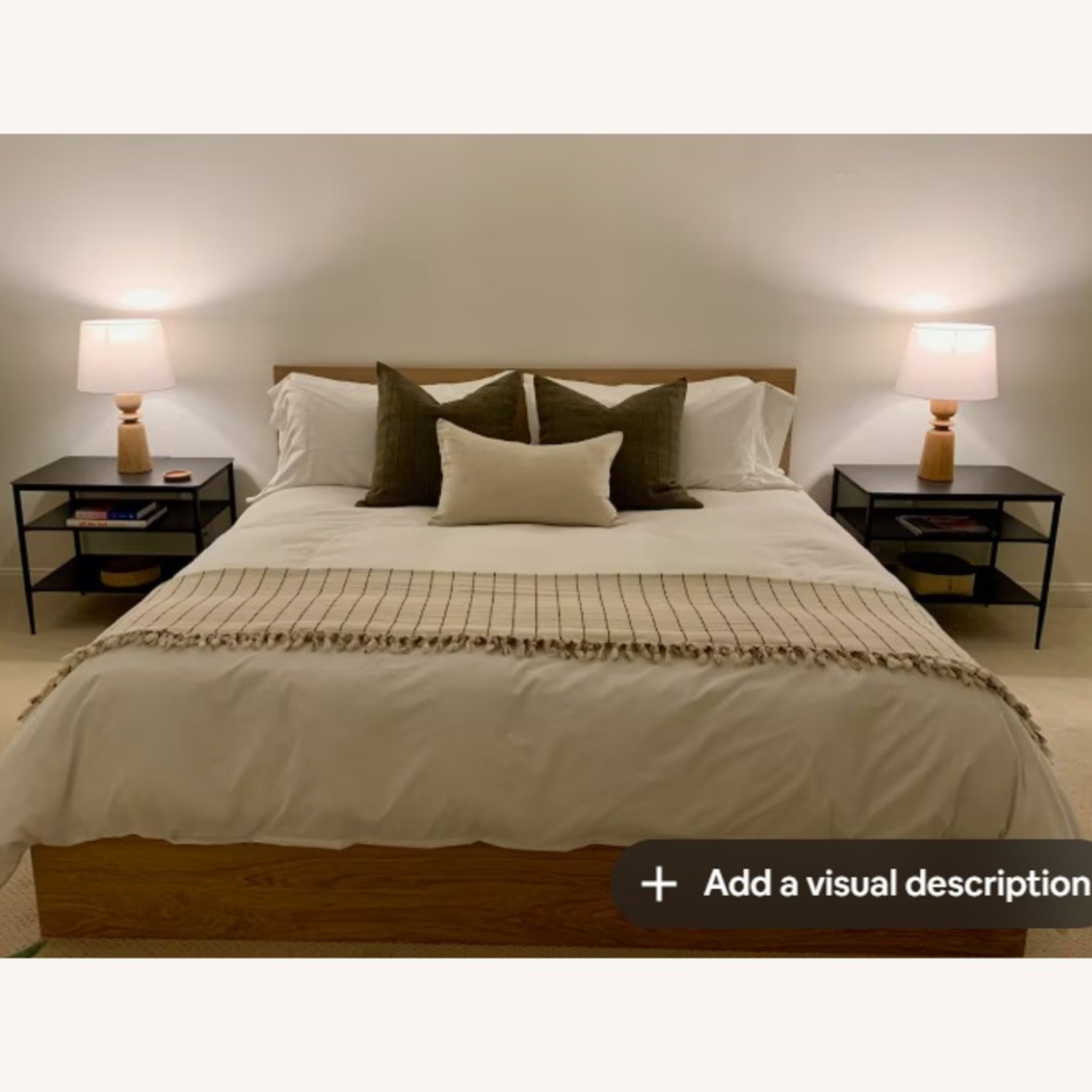 IKEA Malm King Bed w Luroy Bed Slats - image-4