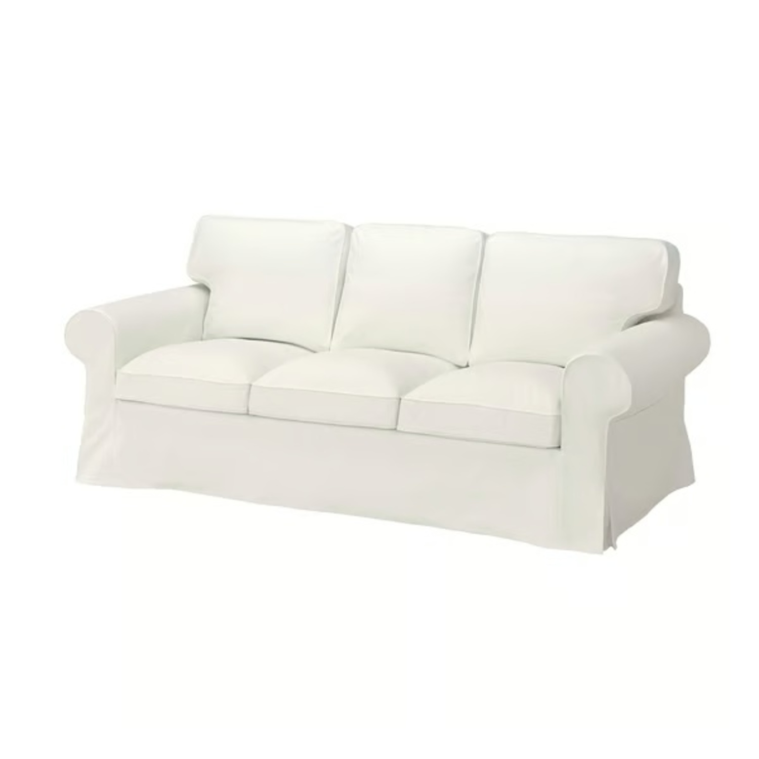IKEA Uppland Three-Seat Sofa White Fabric - image-4