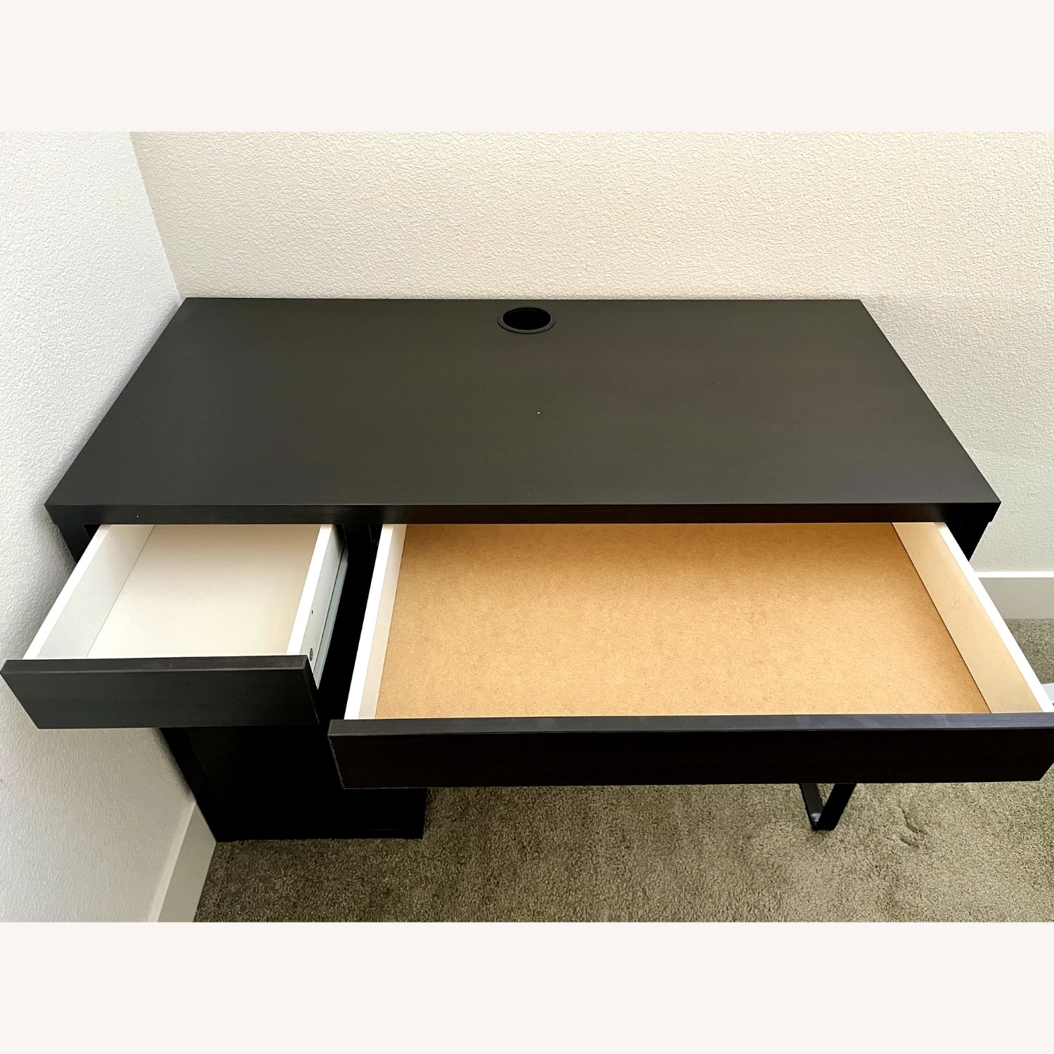IKEA Micke Dark Brown Desk - image-2