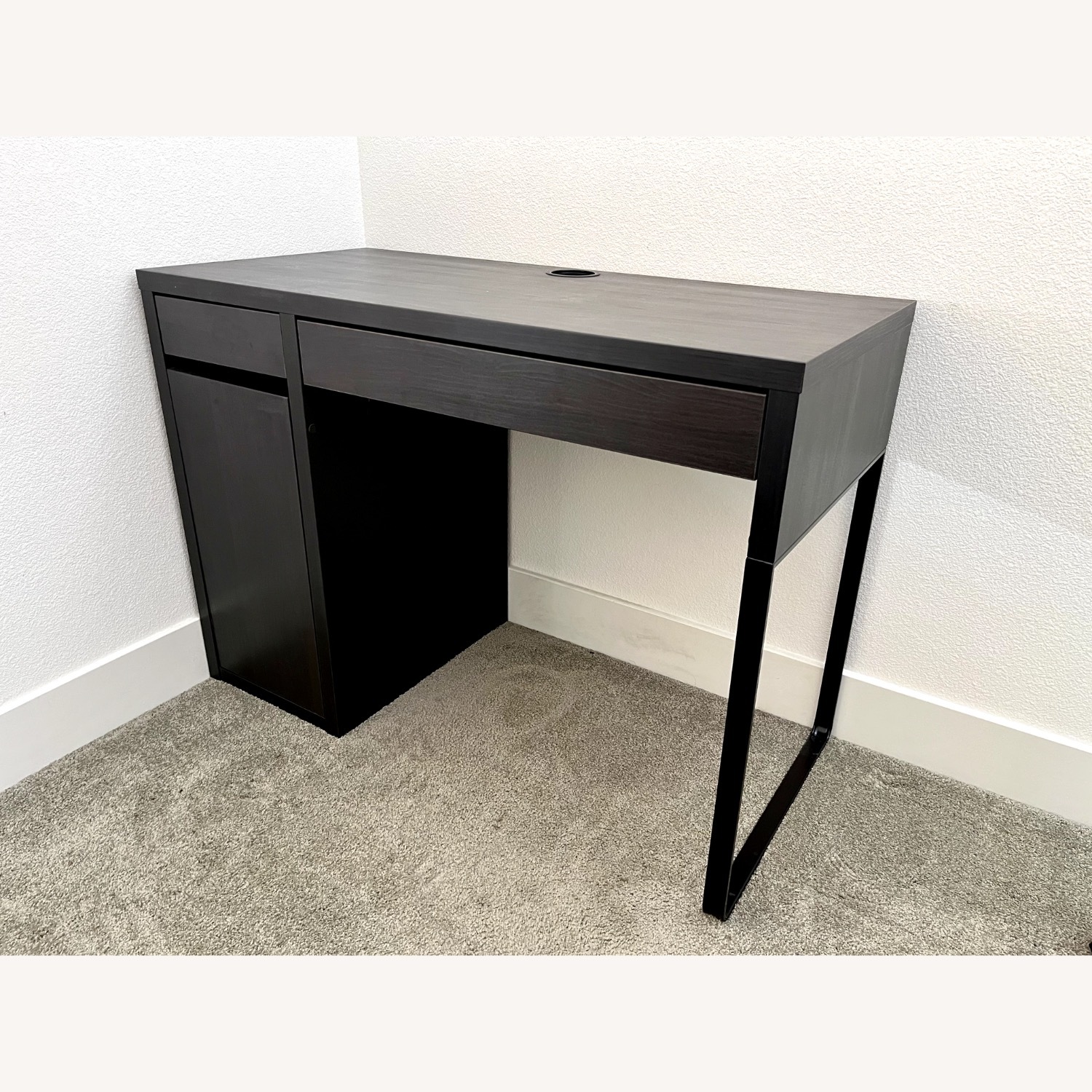 IKEA Micke Dark Brown Desk - image-1