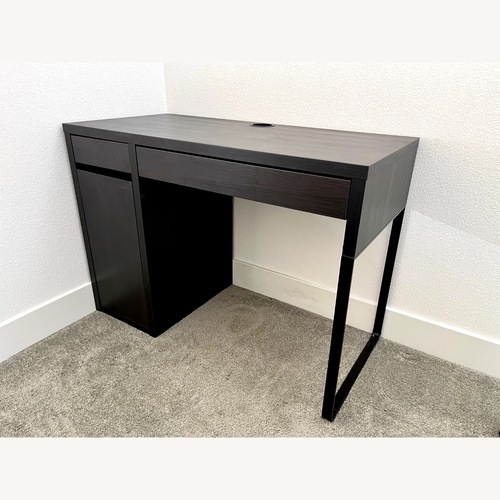 Used IKEA Micke Dark Brown Desk for sale on AptDeco