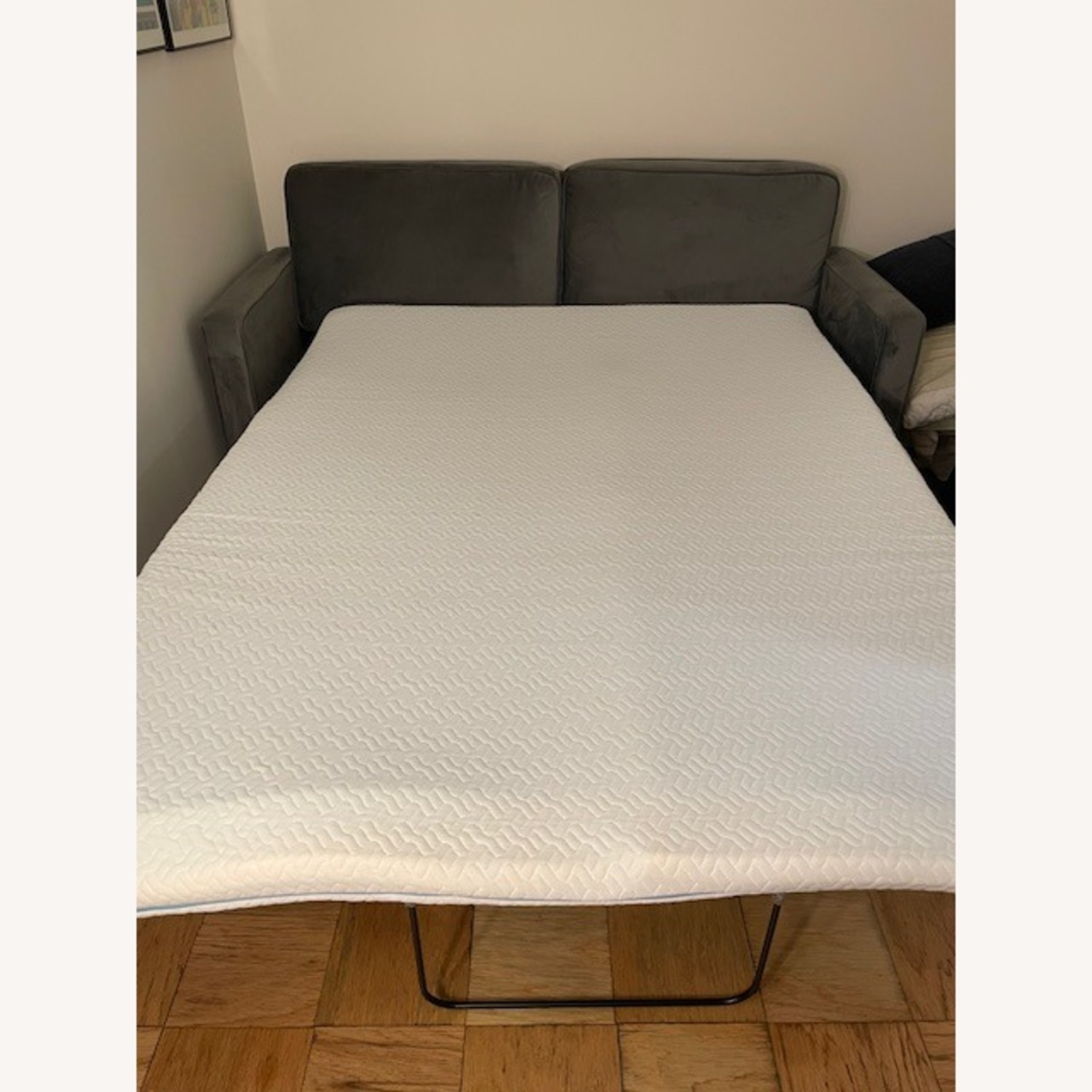 Dorel Home Products Dhp Dark Gray Sleeper Sofa - image-2