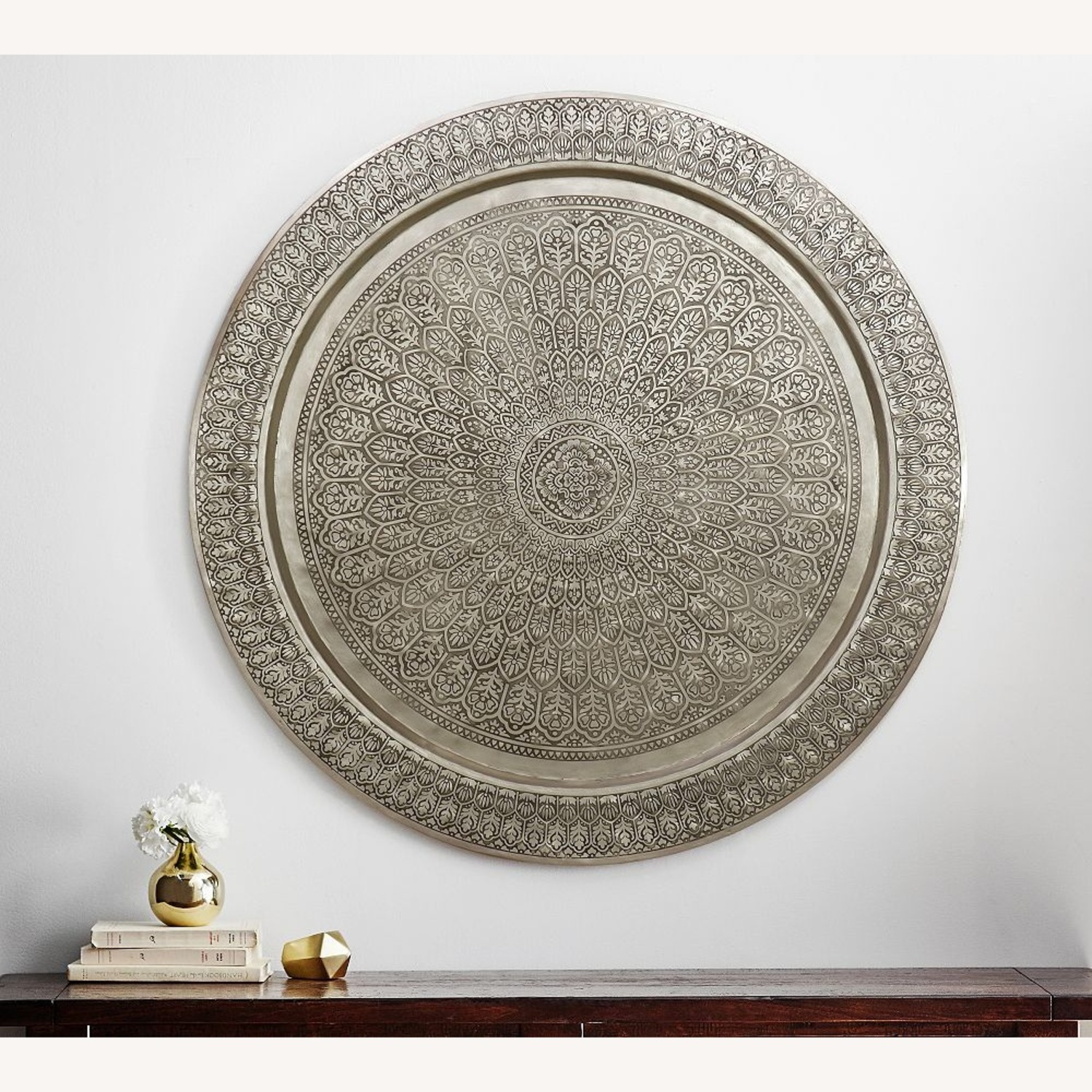 Pottery Barn Decorative Metal Disc Wall Art - 38" - image-4