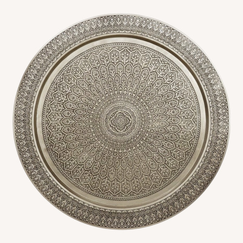 Used Pottery Barn Decorative Metal Disc Wall Art - 38" for sale on AptDeco