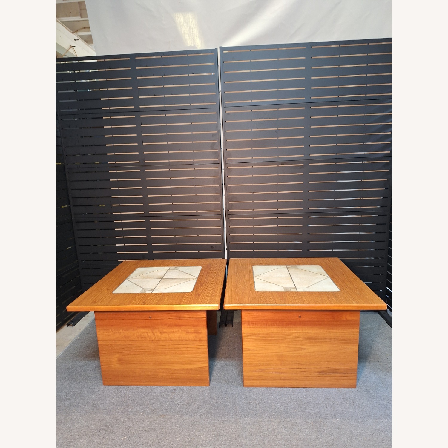 Set of 2 Gangso Teak End Tables  - image-12