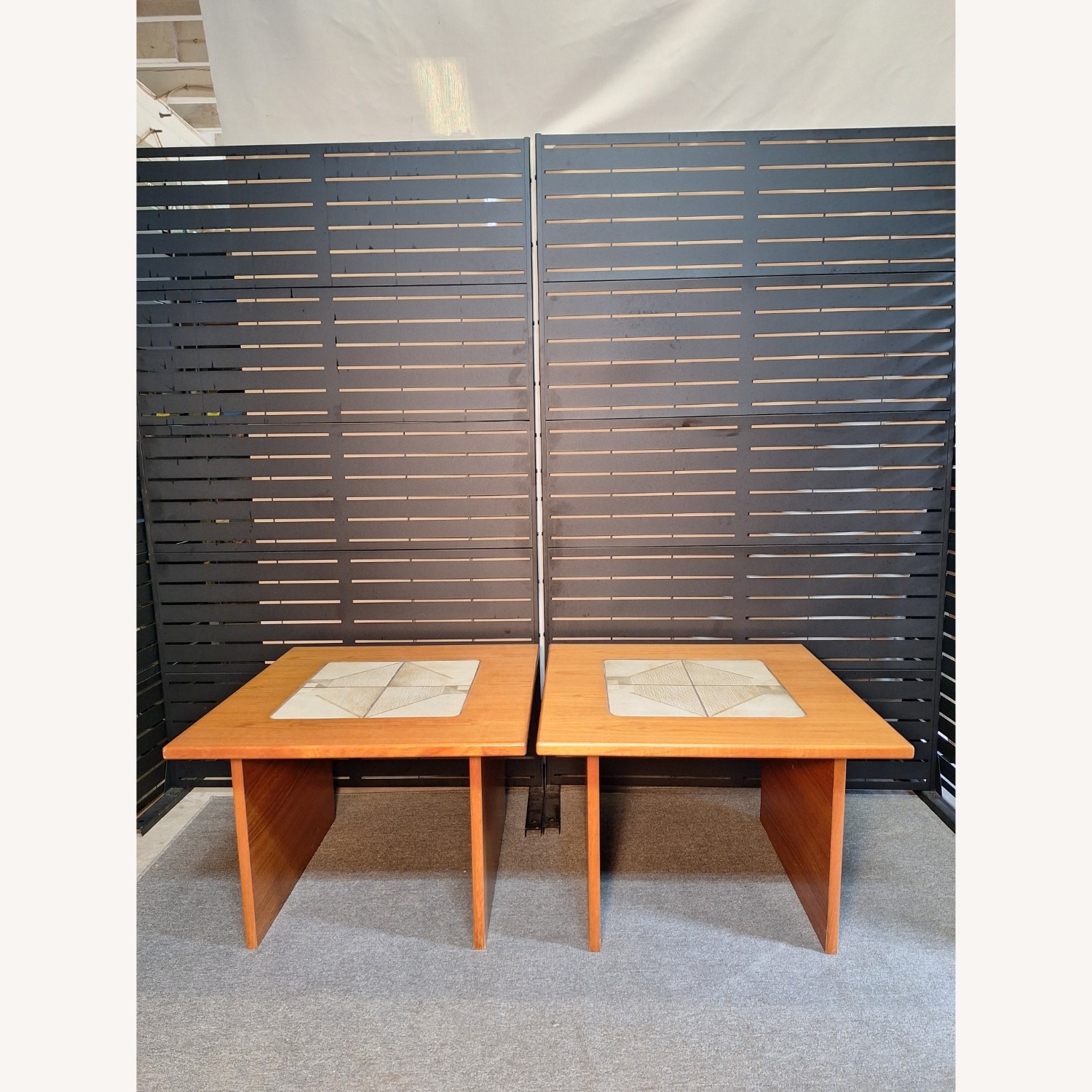 Set of 2 Gangso Teak End Tables  - image-9