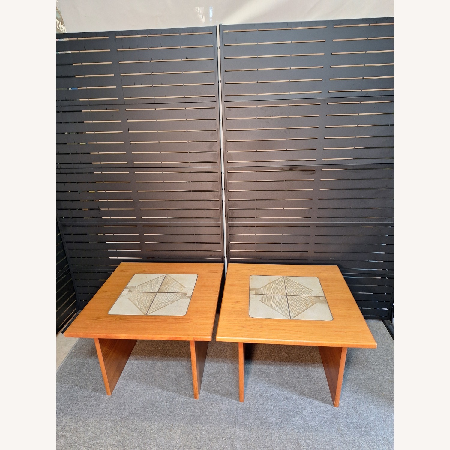 Set of 2 Gangso Teak End Tables  - image-11