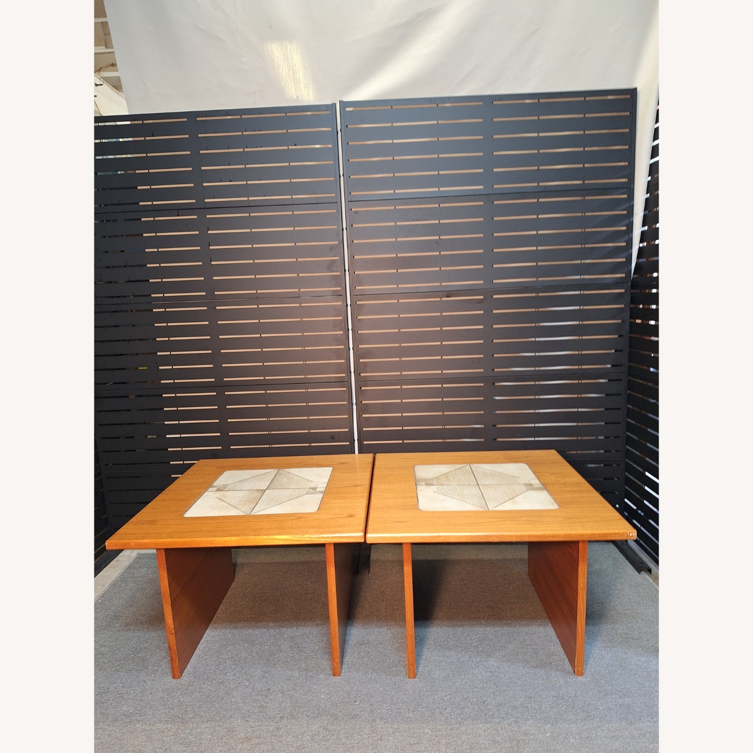 Set of 2 Gangso Teak End Tables  - image-13