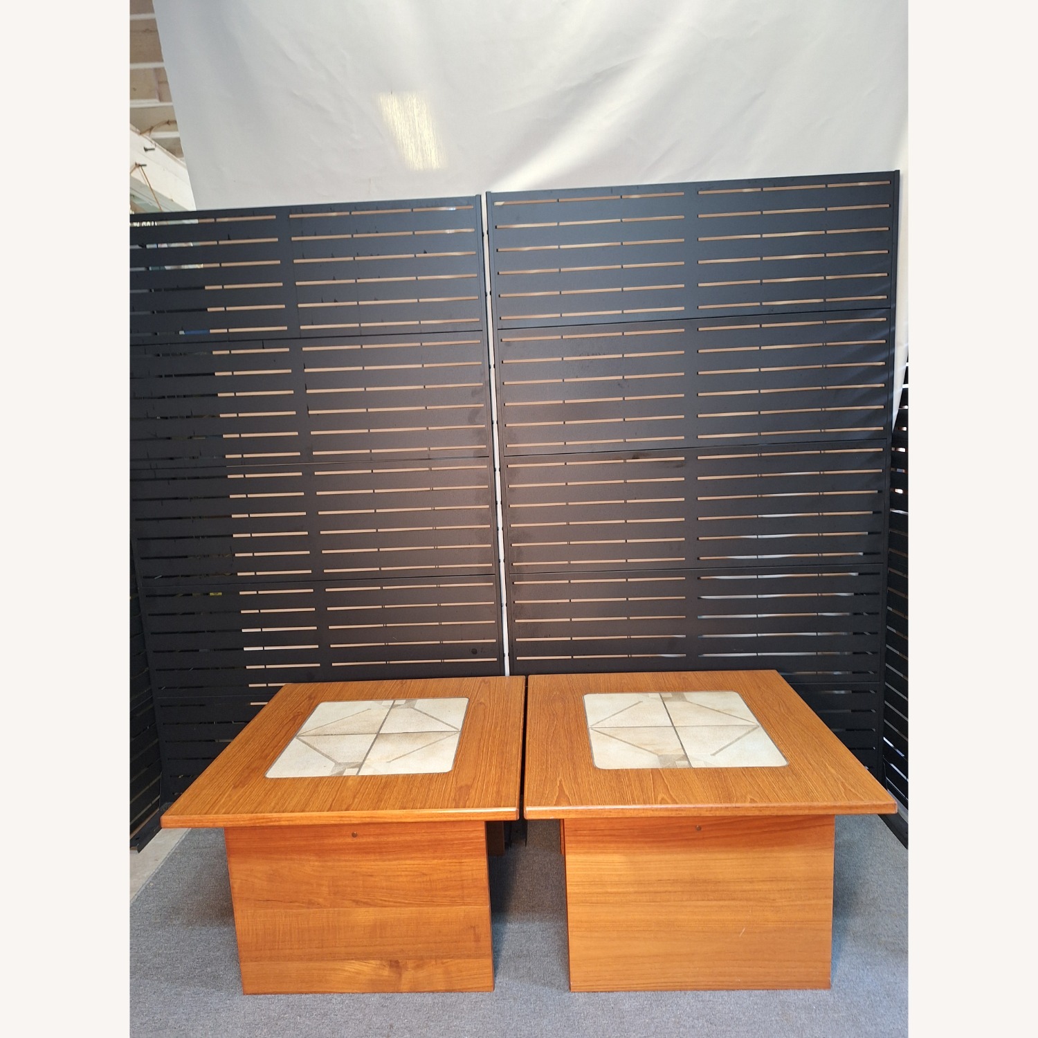 Set of 2 Gangso Teak End Tables  - image-10