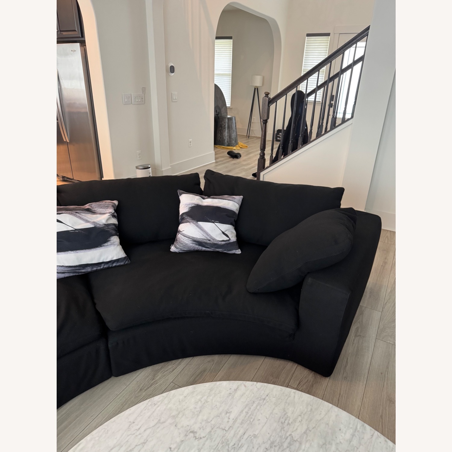 Restoration Hardware Cloud Black 3+ Piece Sectional - image-1