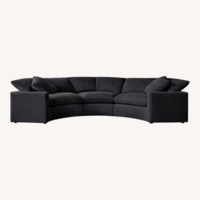 Restoration Hardware Cloud Black 3+ Piece Sectional