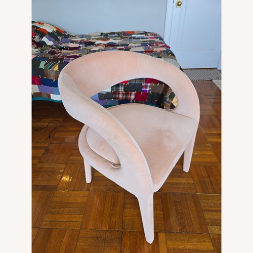 Used Four Hands Hawkins Pink Accent Chair for sale on AptDeco