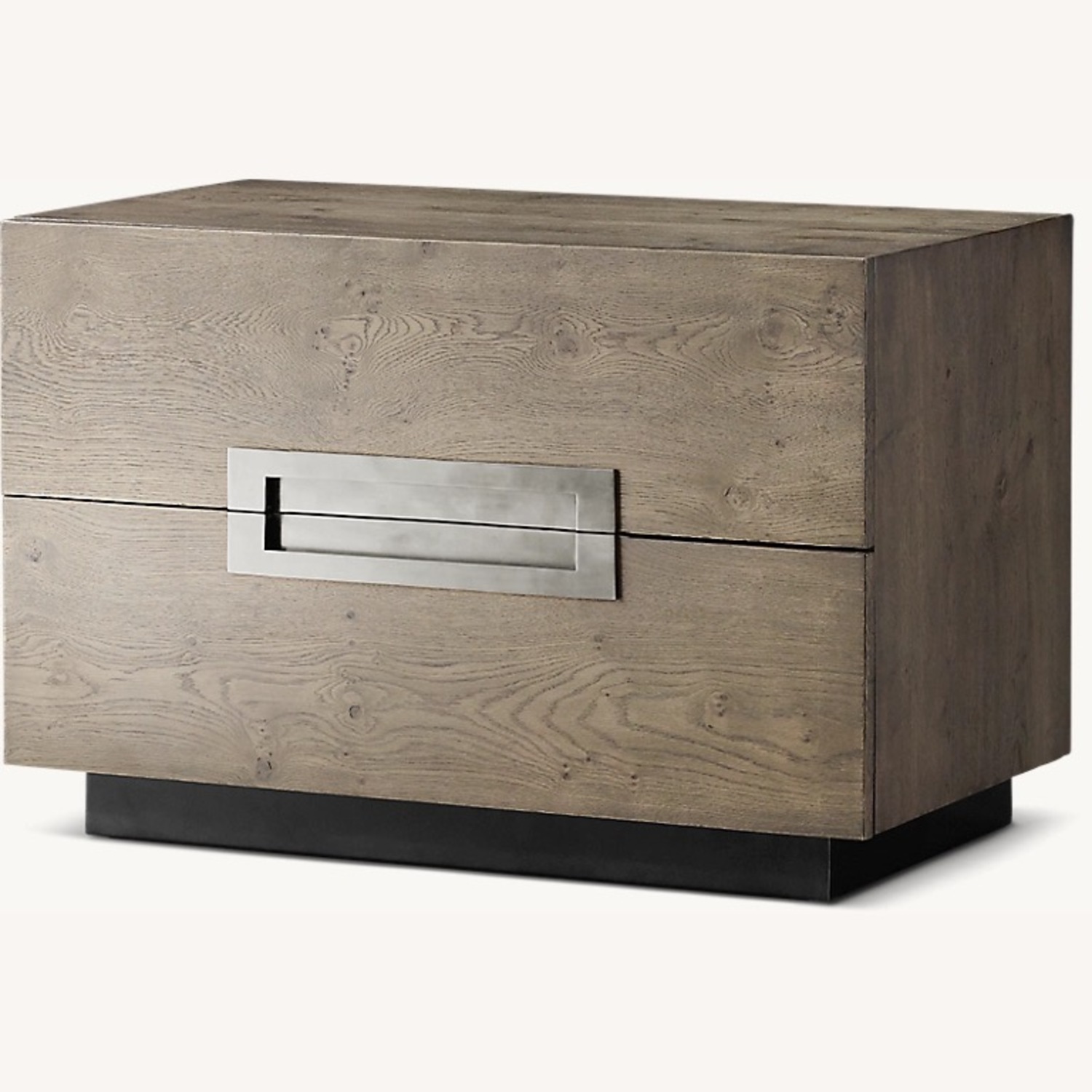 Restoration Hardware Dark Brown Wood Nightstands - image-2