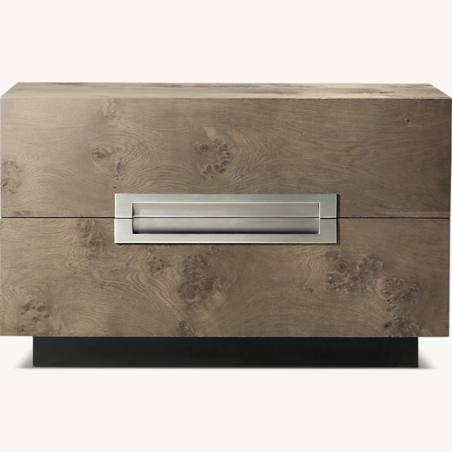 Restoration Hardware Dark Brown Wood Nightstands - image-0