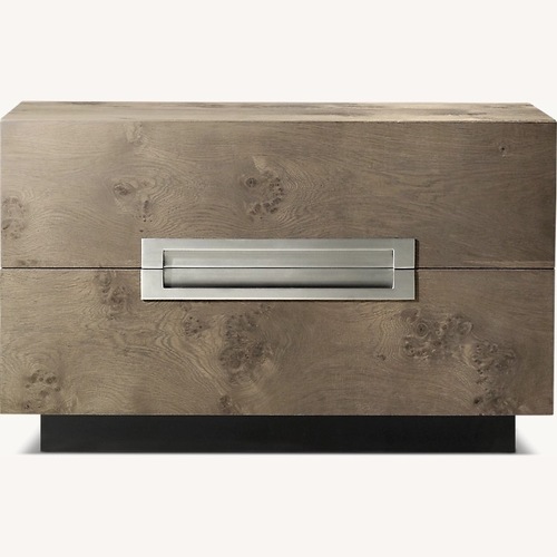 Used Restoration Hardware Dark Brown Wood Nightstands for sale on AptDeco