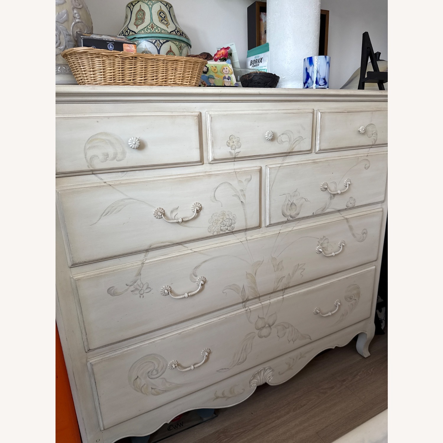 Ethan Allen White Dresser - image-1