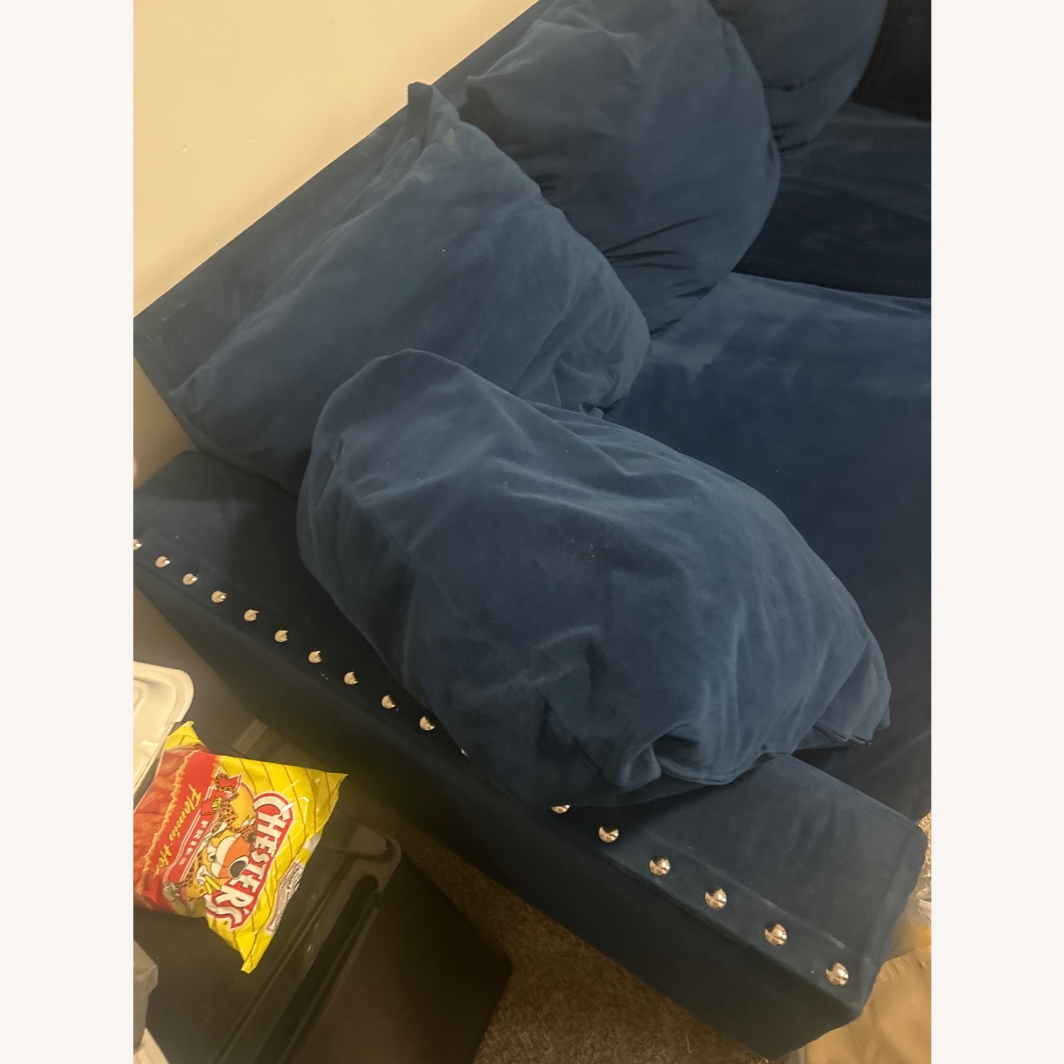 Blu Dot Blue Fabric 2 Piece Sectional - image-3