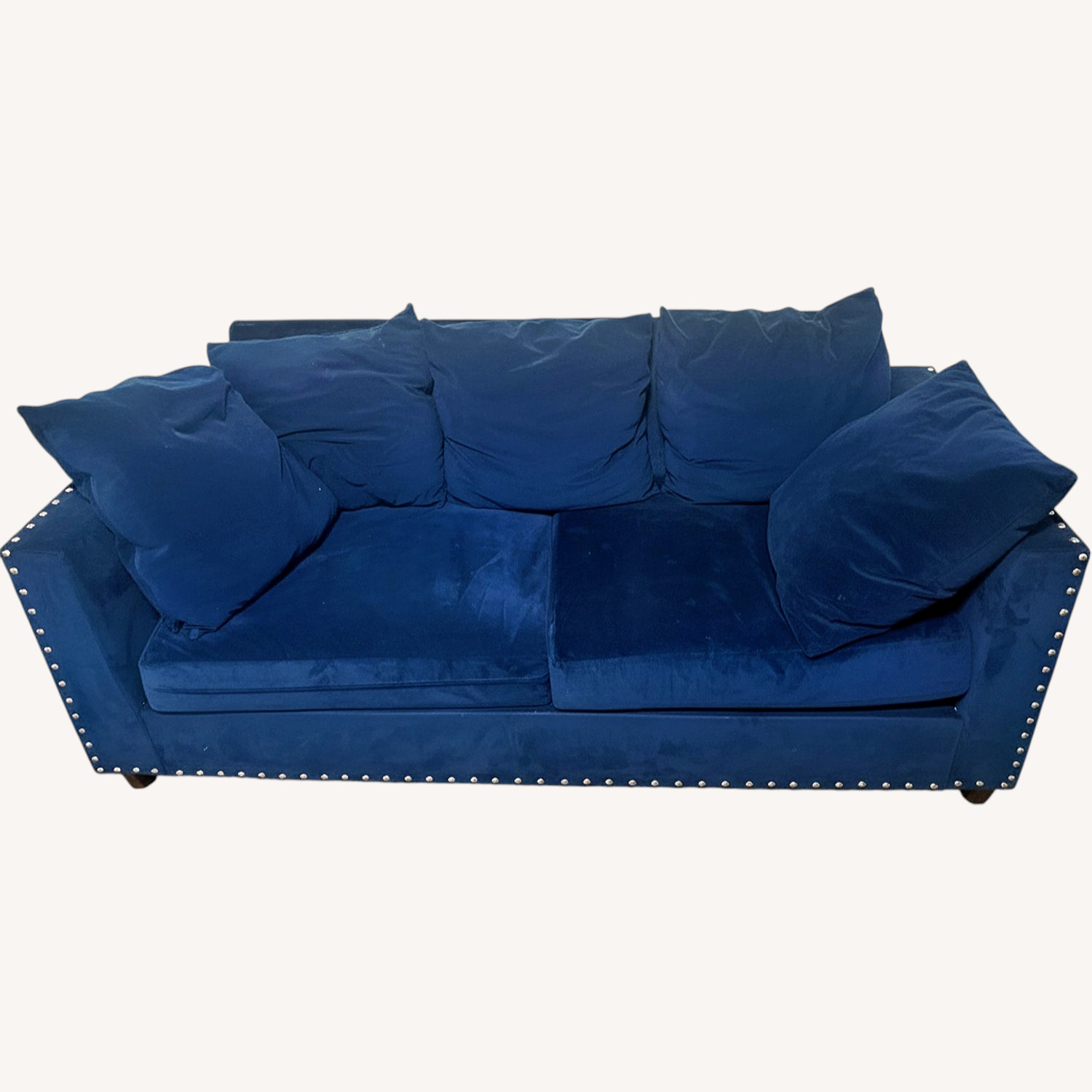 Blu Dot Blue Fabric 2 Piece Sectional - image-0